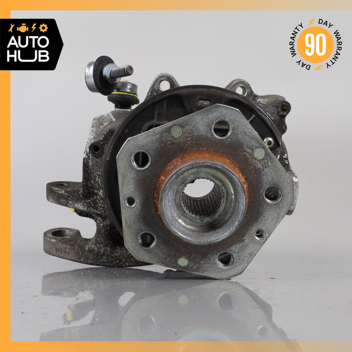 06-10 Maserati Quattroporte M139 Rear Left Side Spindle Knuckle Hub OEM 84k - photo 5