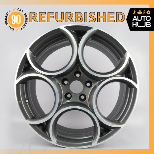 Alfa Romeo 949 Stelvio 8 x 19 19" Wheel Rim Polished Gray 156117309 OEM - photo 1