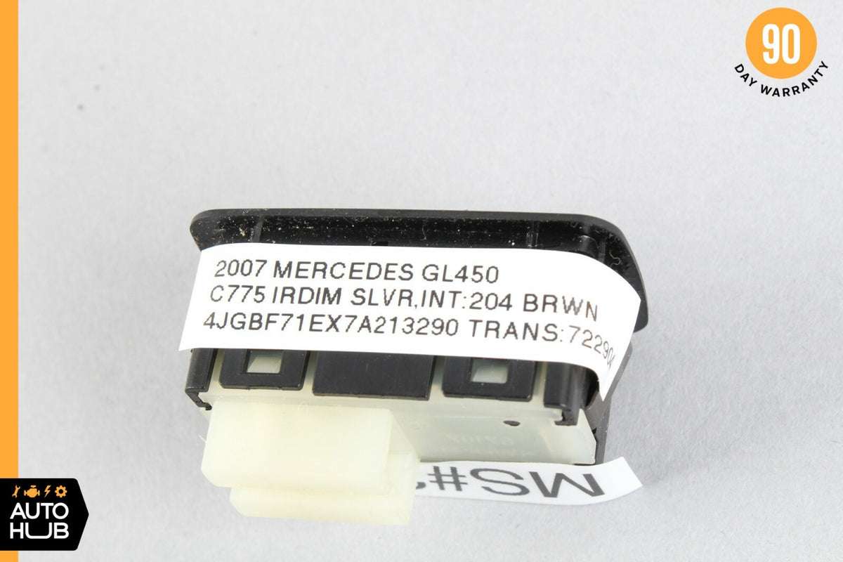 06-12 Mercedes X164 GL450 GL550 3rd Row Right Seat Folding Power Switch Button - photo 7
