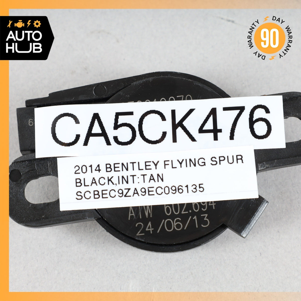 14-18 Bentley Flying Spur Parking Aid Assist Buzzer Speaker 8E0919279 OEM 40k - photo 6