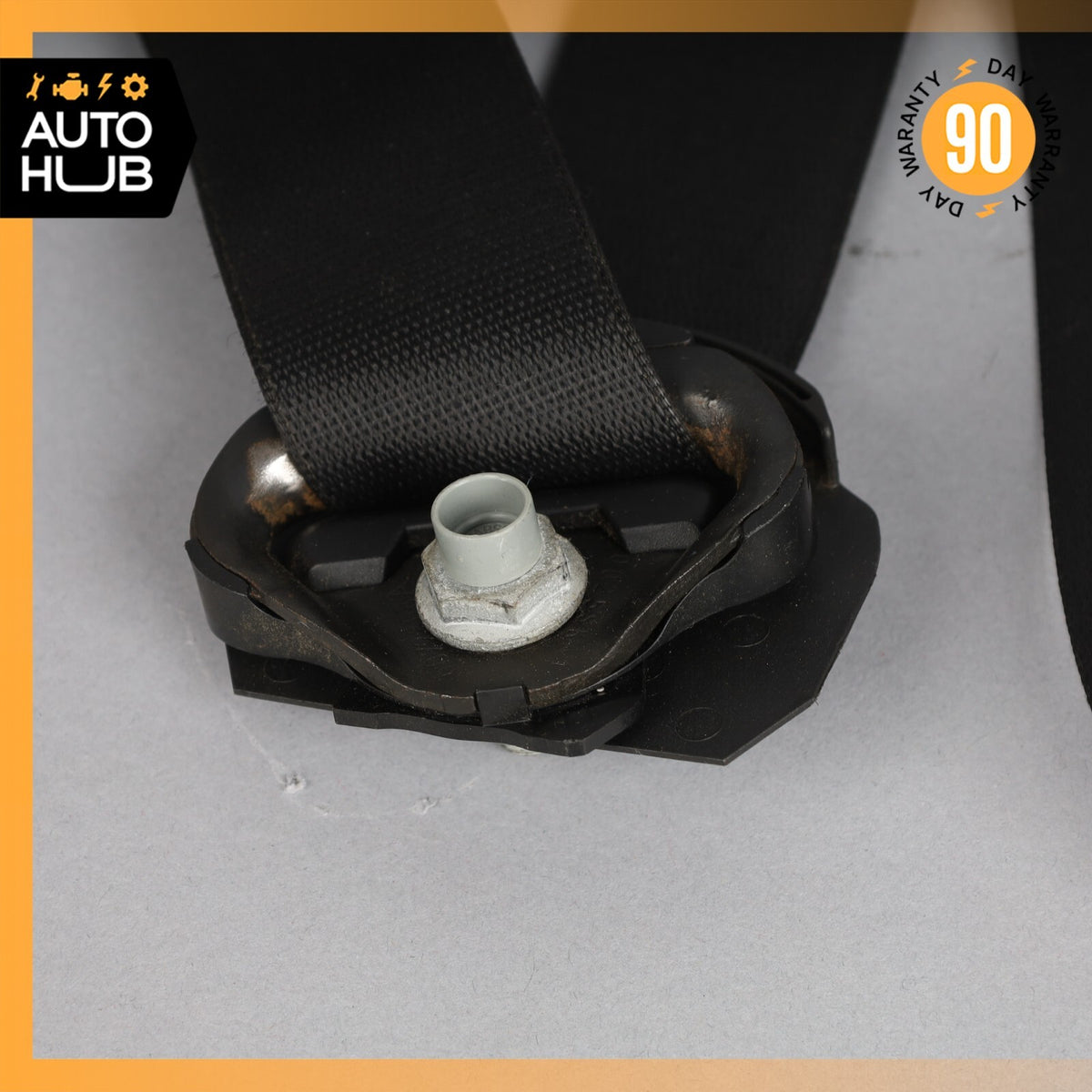 07-09 Mercedes W211 E550 E350 CLS550 Front Left Driver Side Seat Belt Black OEM - photo 8