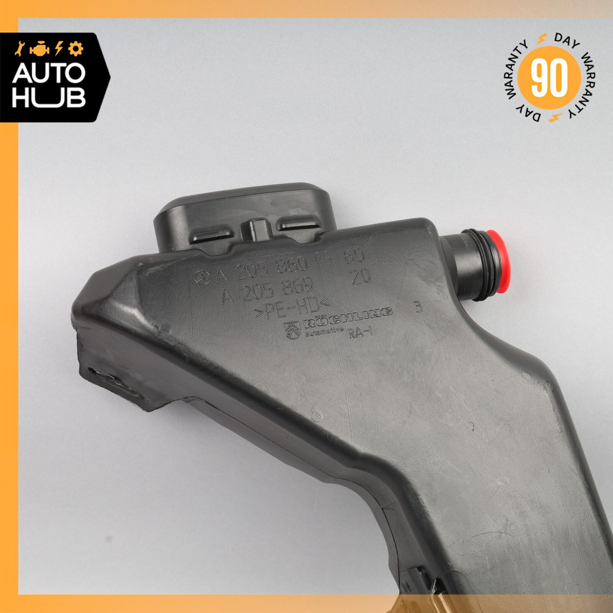 Mercedes W205 C300 Headlight Windshield Washer Bottle Tank OEM - photo 2