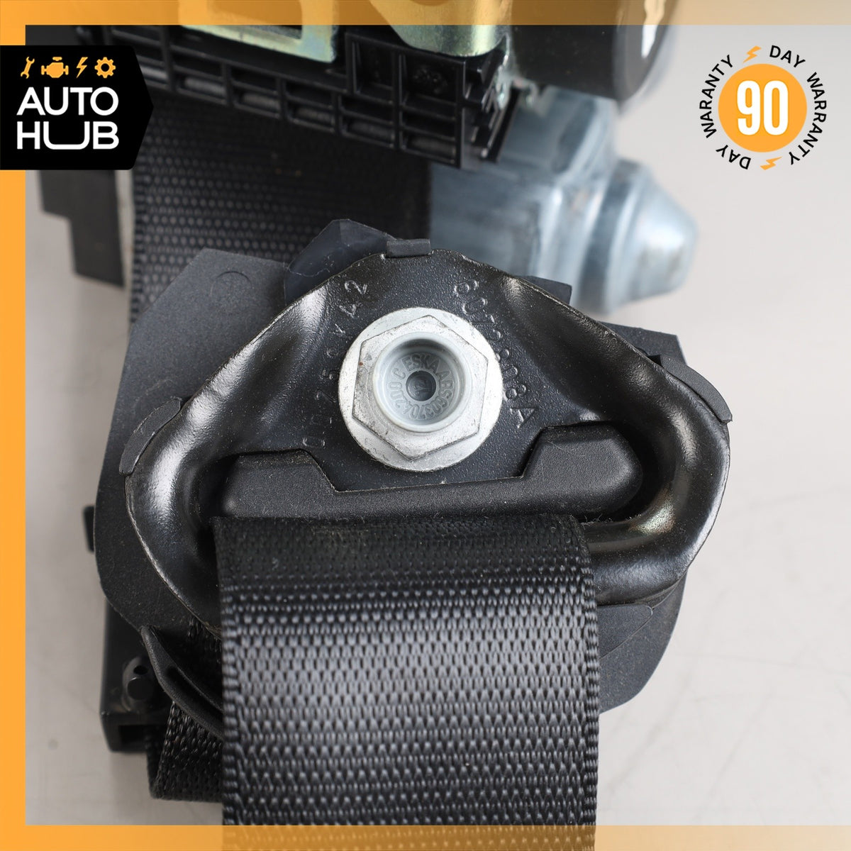 07-09 Mercedes W211 E350 CLS550 E550 Front Left Driver Side Seat Belt Black OEM - photo 7
