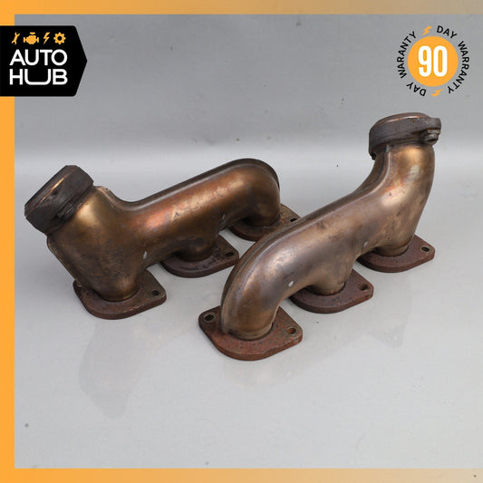 01-02 Mercedes W220 S600 CL600 V12 Exhaust Manifold Front Set of 2 OEM - photo 1