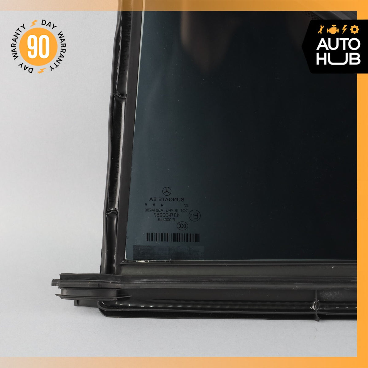07-13 Mercedes W221 S550 S63 AMG Quarter Window Glass Rear Right Side OEM - photo 7