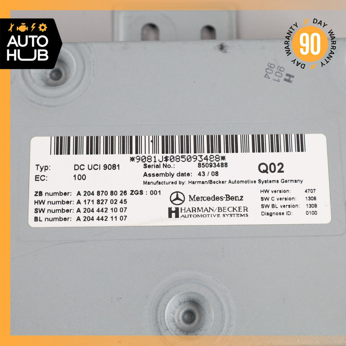 Mercedes W211 E350 ML350 CLS550 Communication Interface Module 2048708026 OEM - photo 8