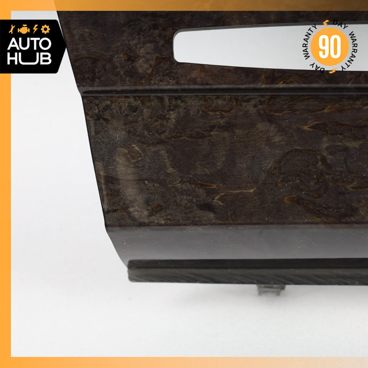 04-08 BMW E64 650i Dashboard Climate Control Cover Panel Trim Wood OEM 65k - photo 8