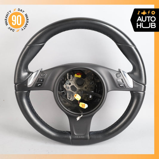 11-16 Porsche Cayenne 958 Steering Wheel w/ Paddle Shifters Black OEM - photo 1
