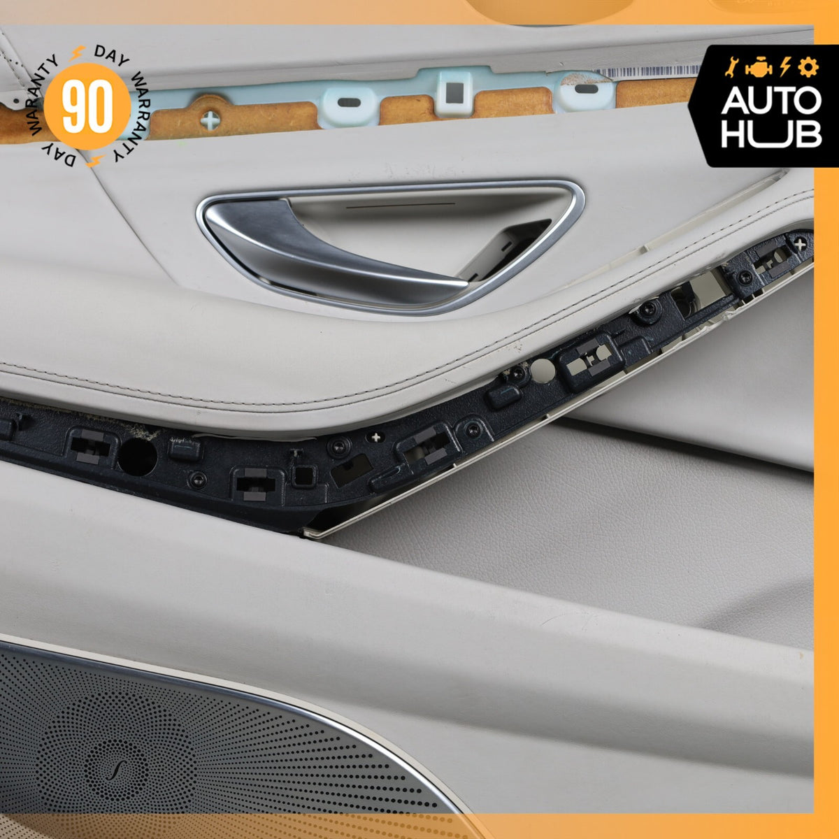 15-17 Mercedes W222 S600 S65 AMG Front Left Side Door Panel Designo White OEM - photo 6