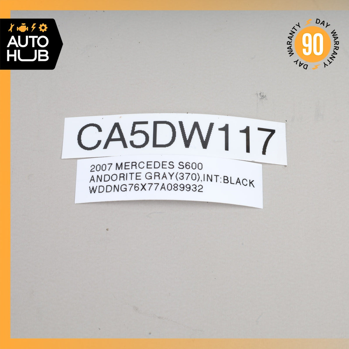 07-14 Mercedes W221 S600 CL550 S400 Rear 3RD Third Brake Stop Light Black OEM - photo 14