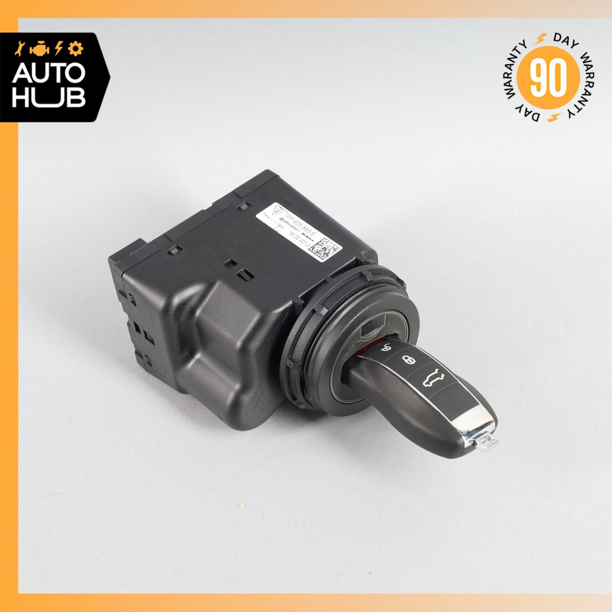 Porsche Panamera 970 Hybrid S Start Ignition Switch Module w/ Key OEM - photo 1