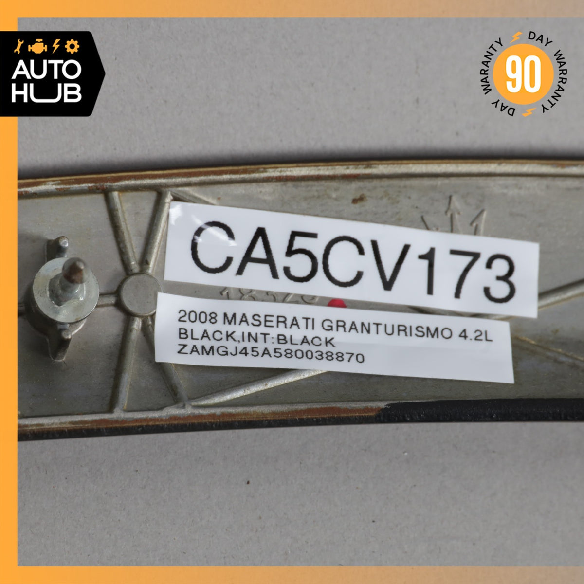 08-19 Maserati GranTurismo M145 Front Right Side Door Panel Trim Wood OEM - photo 16