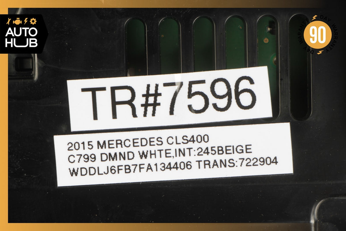 2015 Mercedes W218 CLS400 Instrument Speedometer Cluster 2189007603 OEM 79k - photo 11