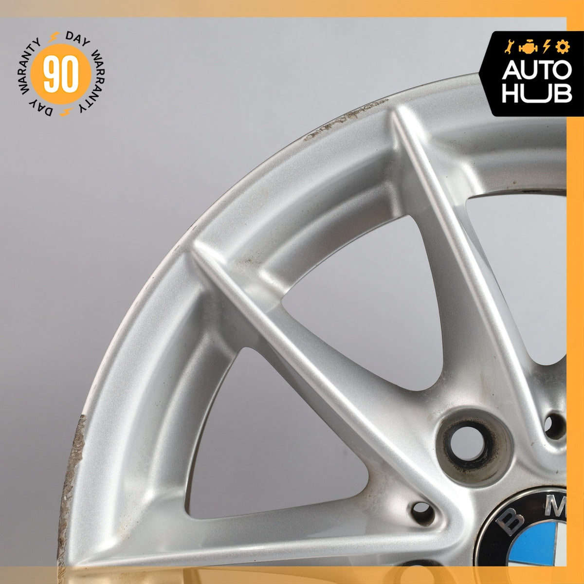 BMW E88 128i 135i 7 x 16 16" Style 360 Wheel Rim Silver 36116795207 OEM - photo 2