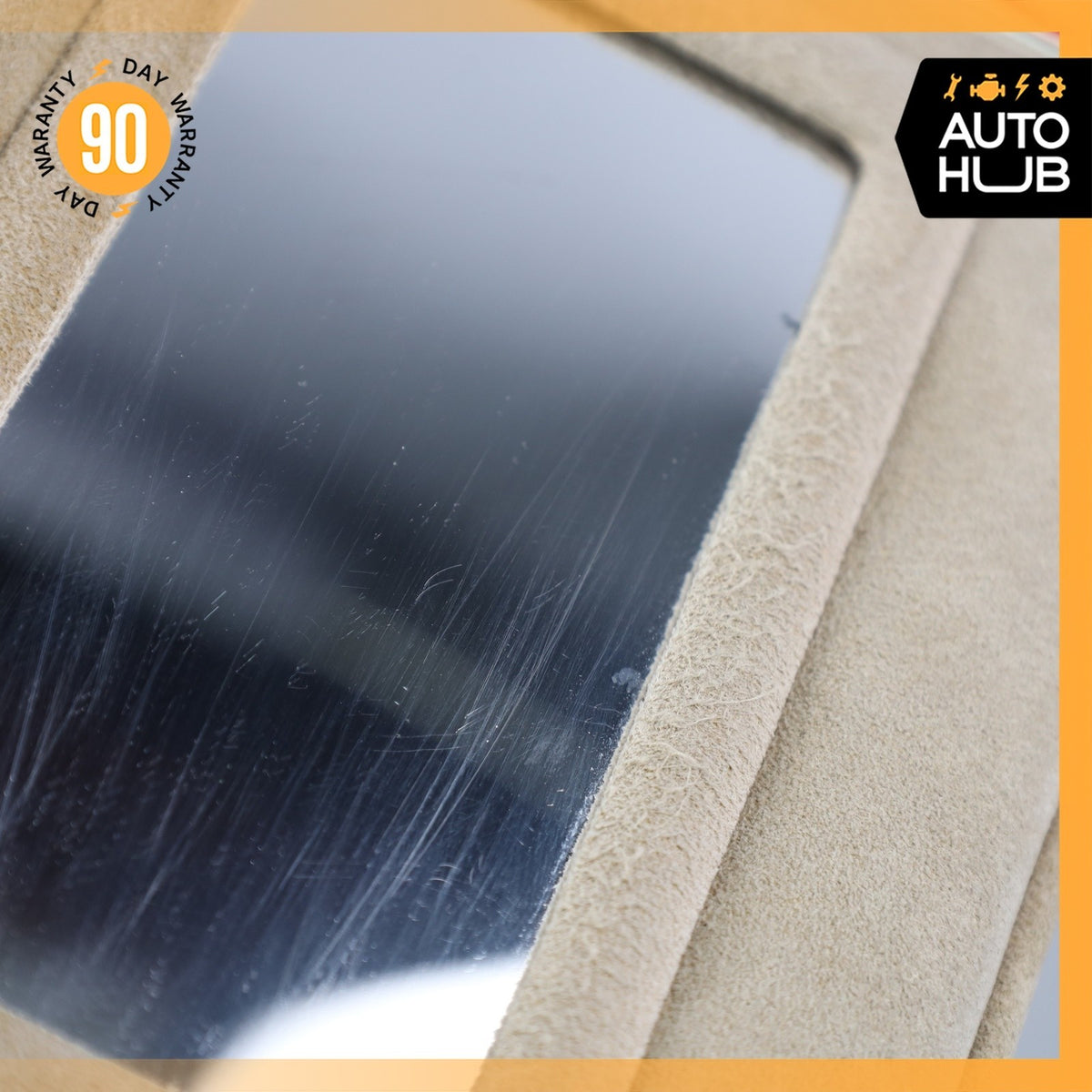 00-04 Aston Martin DB7 Vantage Right Side Sunvisor Sun Visor Suede OEM 38k - photo 8