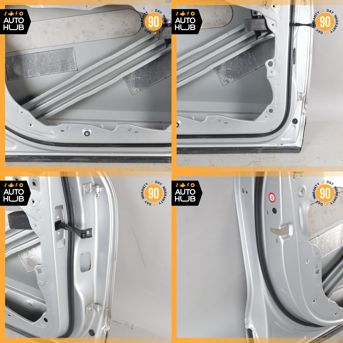 11-18 Porsche Cayenne 958 Front Left Driver Side Door Shell Silver OEM - photo 19
