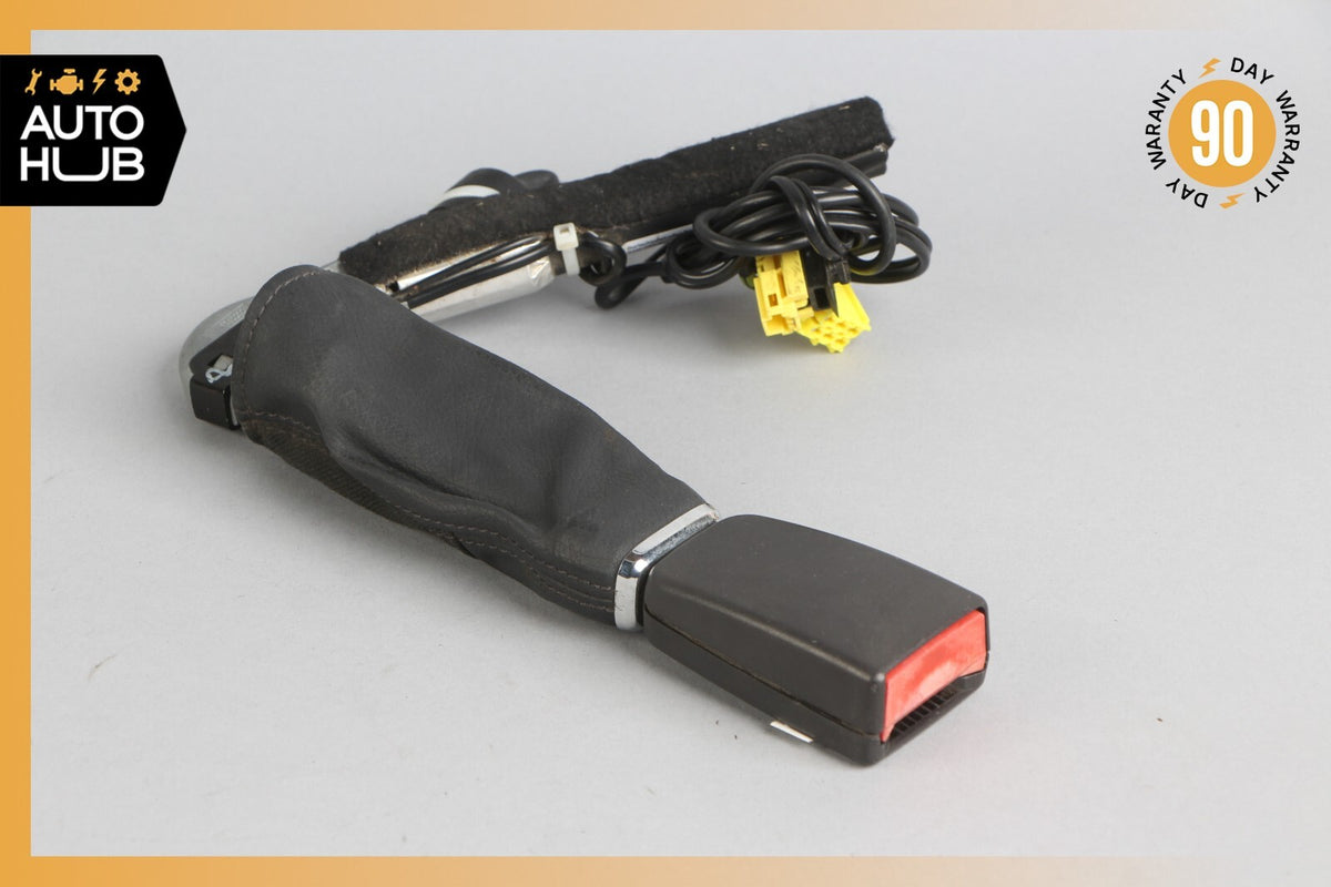 03-06 Mercedes W220 S500 S350 Seat Belt Buckle Seatbelt Front Right Black OEM - photo 1
