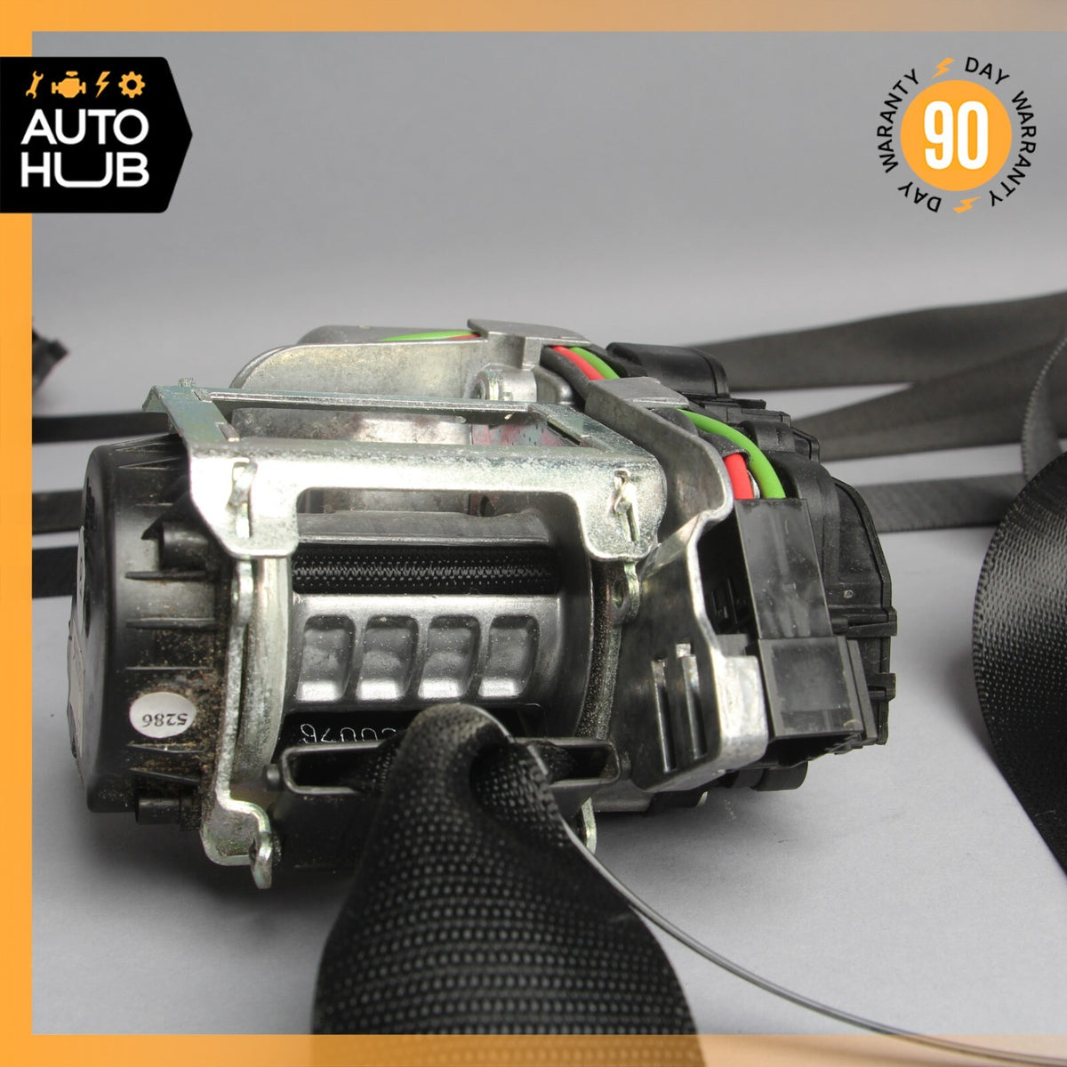 07-10 Mercedes W221 S600 S550 S63 AMG Front Left Driver Side Seat Belt Black OEM - photo 7