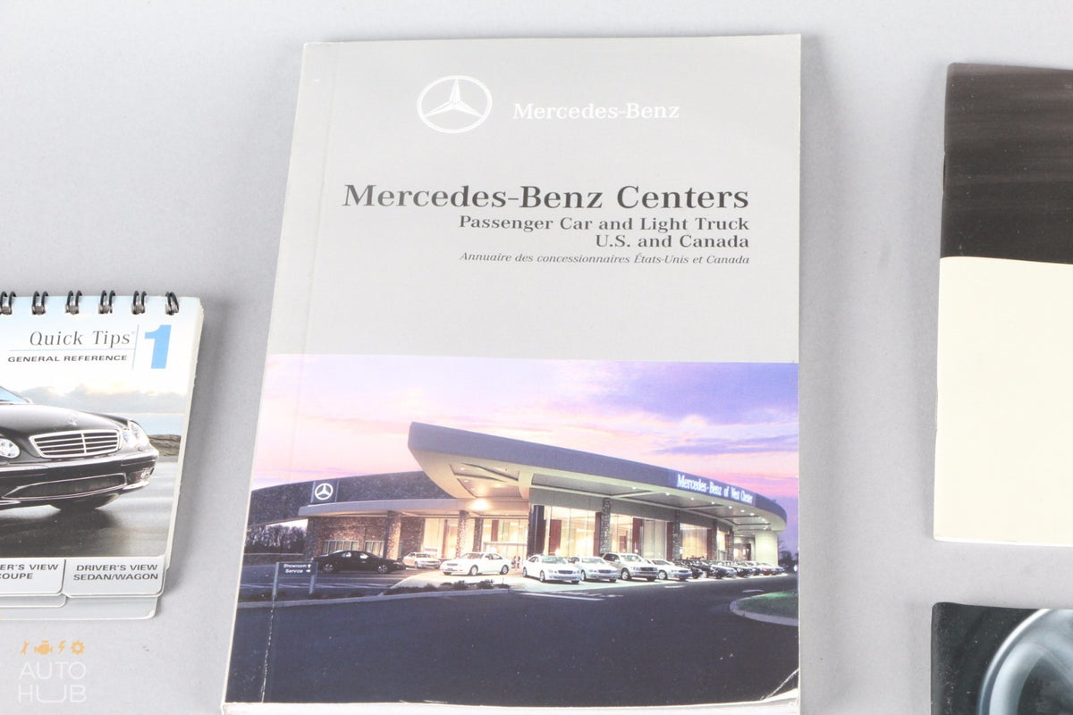2005 Mercede-Benz W203 C240 Owner's Manual Book Assembly OEM - photo 8