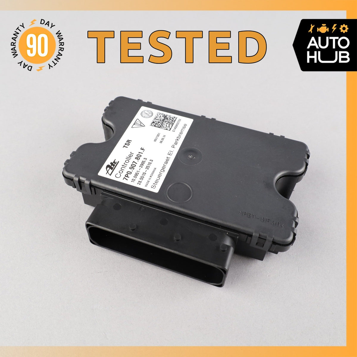 11-18 Porsche Cayenne 958 Electronic Parking Brake Control Module 7P0907801F OEM - photo 1