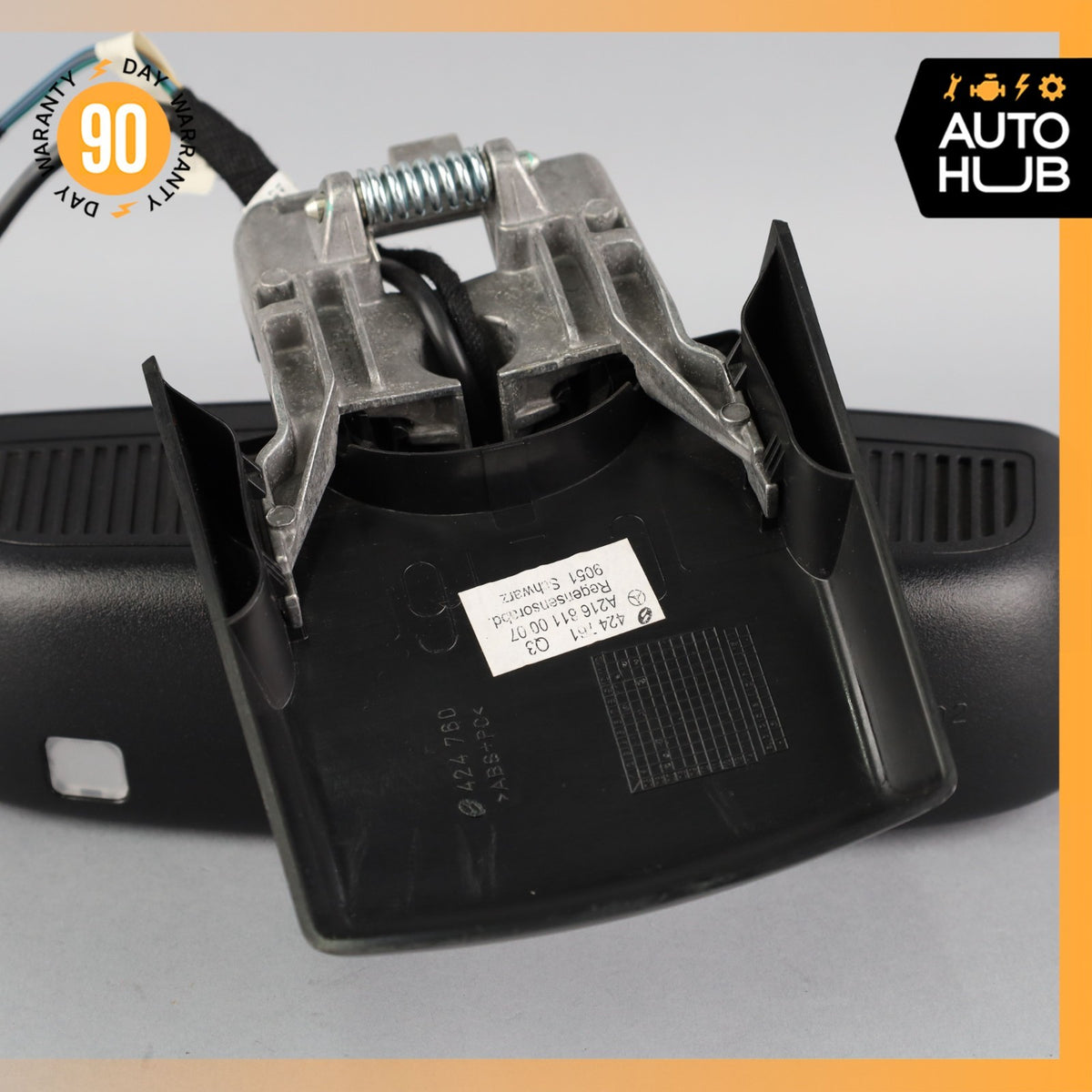 07-10 Mercedes W216 CL550 CL63 AMG CL600 Interior Rear View Mirror Black OEM - photo 7