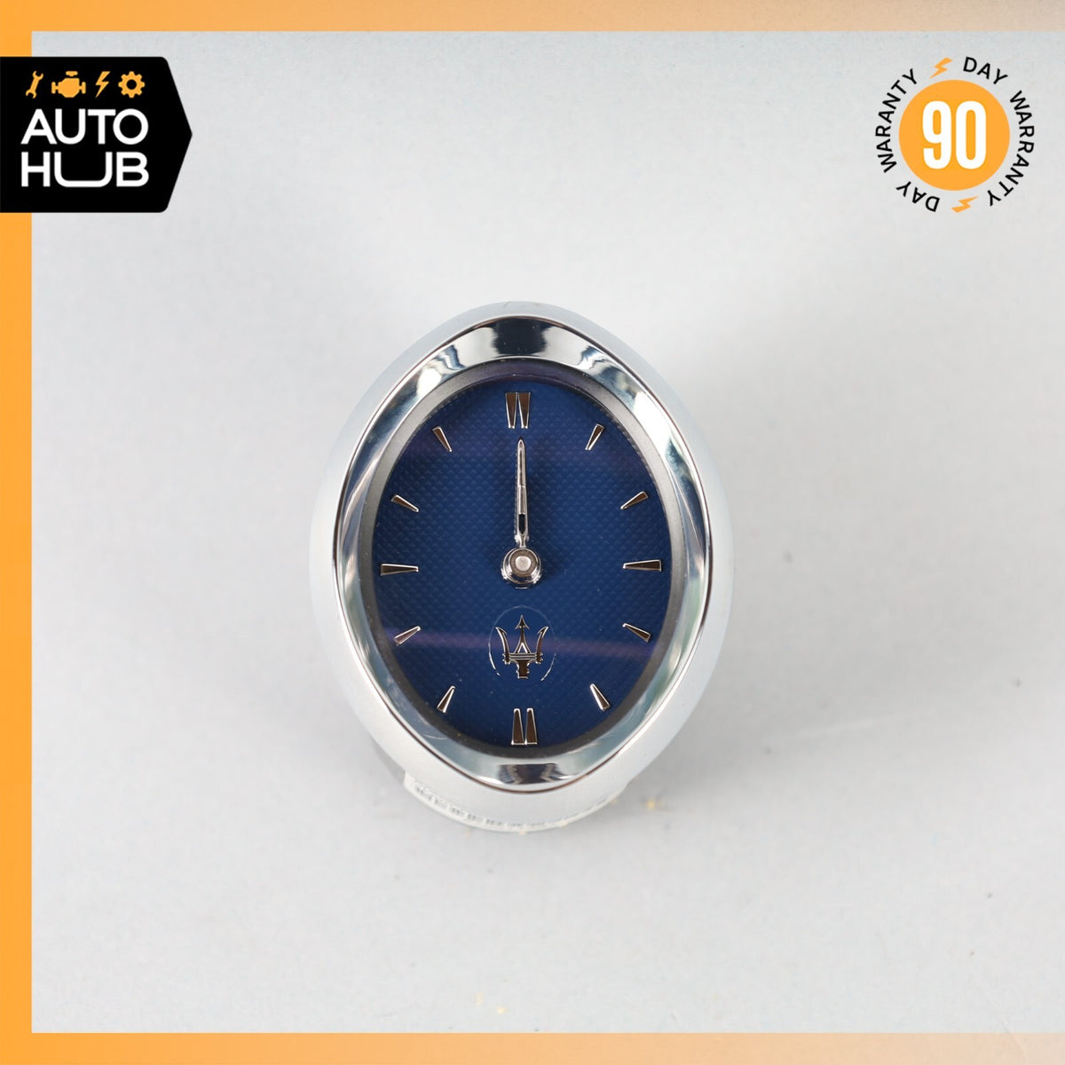 14-16 Maserati Quattroporte M156 Center Dashboard Analog Clock 670011361 OEM 69k - photo 2