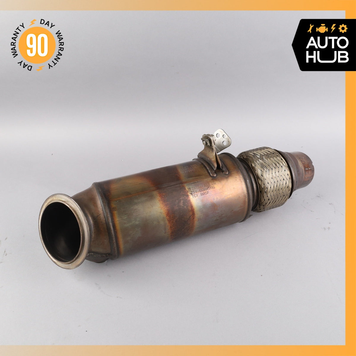 14-19 BMW F15 X5 X6 35i 535i 640i N55 3.0L Exhaust Downpipe 8603905 OEM 89k - photo 2