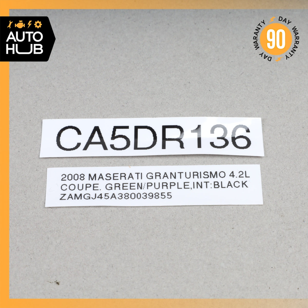 08-19 Maserati GranTurismo S GranCabrio M145 Hazard Light Control Switch OEM - photo 7