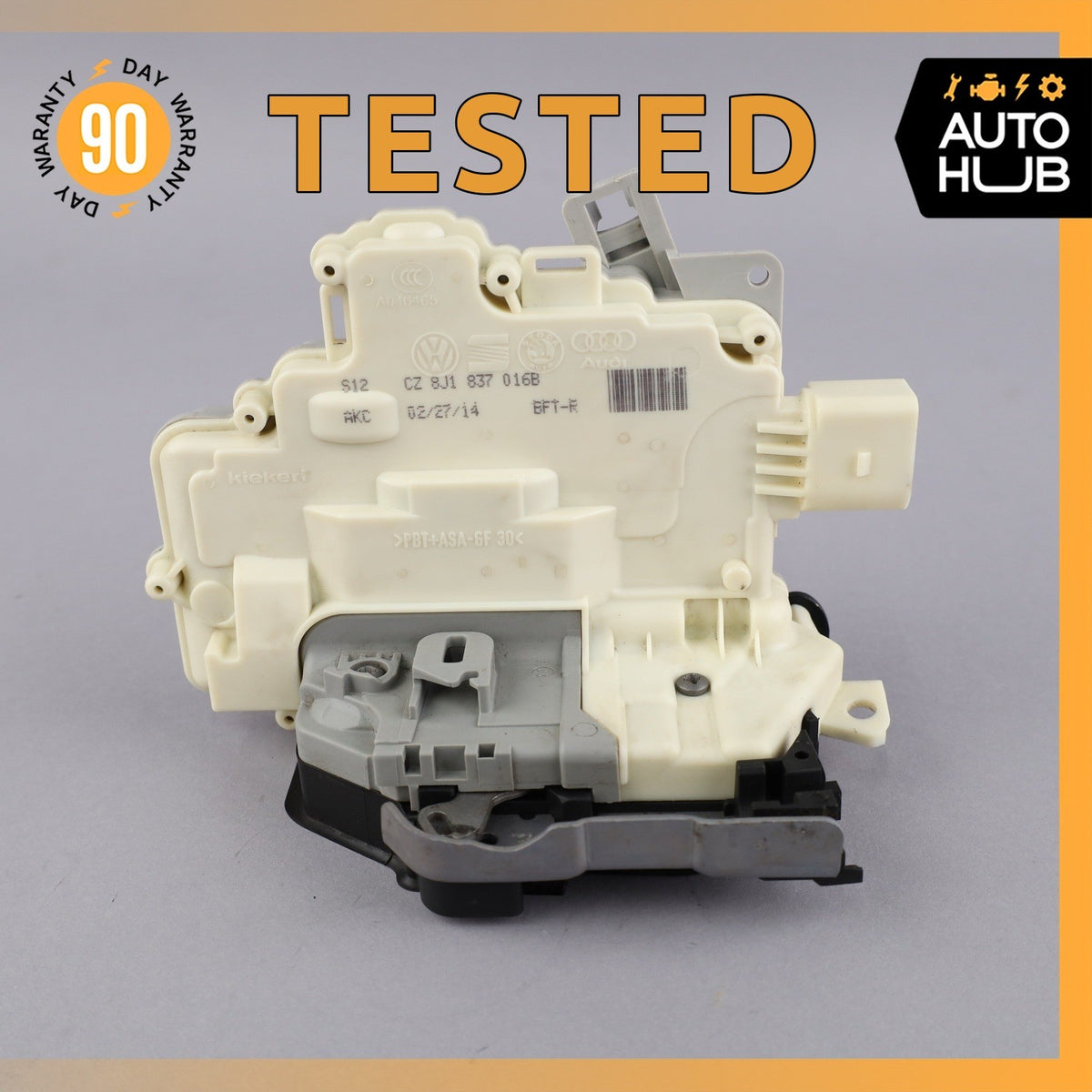 11-18 Porsche Cayenne 958 Front Right Side Door Lock Latch Actuator OEM - photo 1
