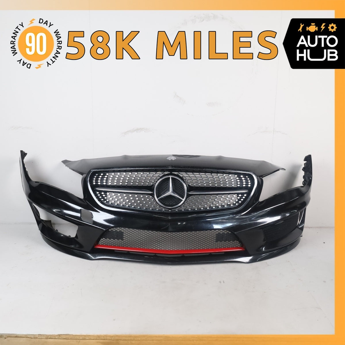 14-16 Mercedes W117 CLA250 CLA45 AMG Sport Front Bumper Cover Assembly OEM - photo 1