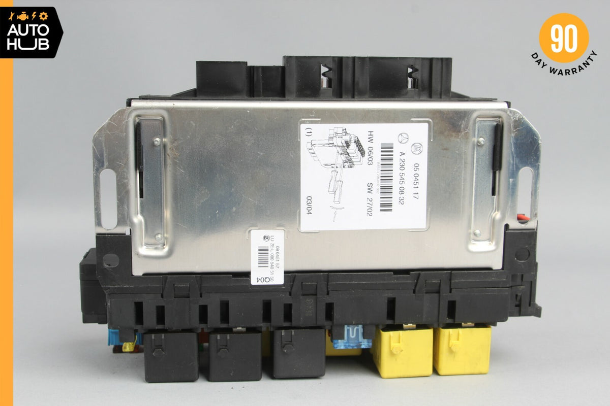 03-12 Mercedes R230 SL500 SL550 SLR Front Left SAM Fuse Box Control Module OEM - photo 10