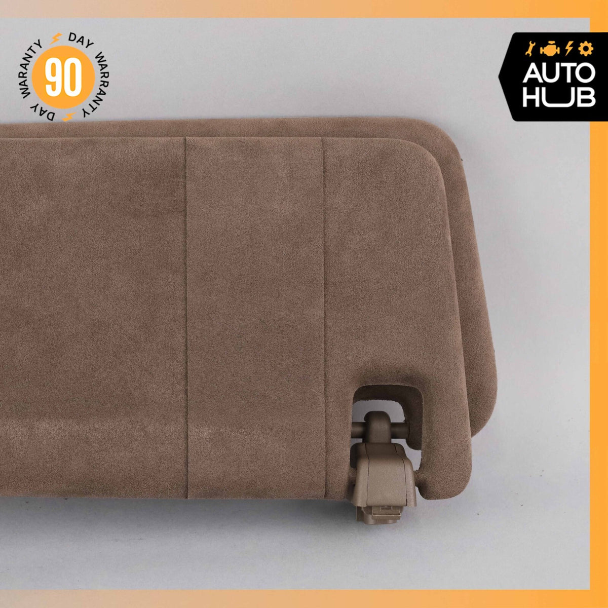 11-18 Porsche Cayenne 958 Sun Visor Sunvisor Left Side Suede Brown OEM - photo 4