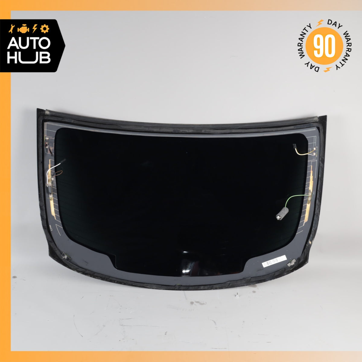 17-23 Mercedes W205 C300 C43 C63 AMG Coupe Rear Windshield Window Glass OEM 50k - photo 10