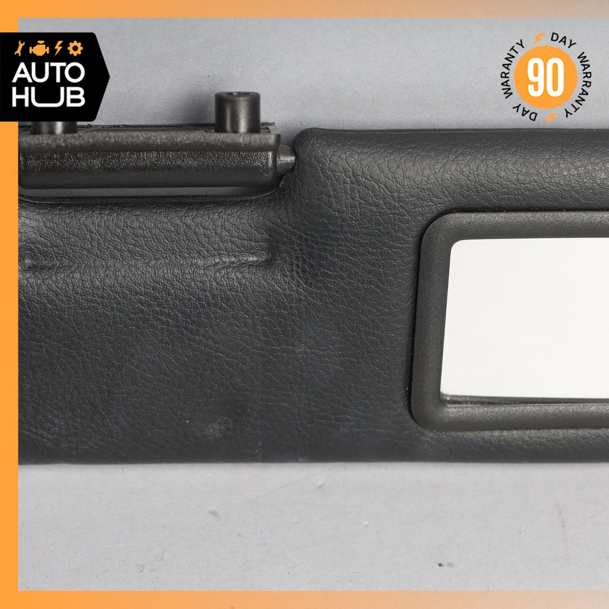 02-07 Maserati Spyder 4200 M138 GT Front Right Side Sunvisor Sun Visor Black OEM - photo 3