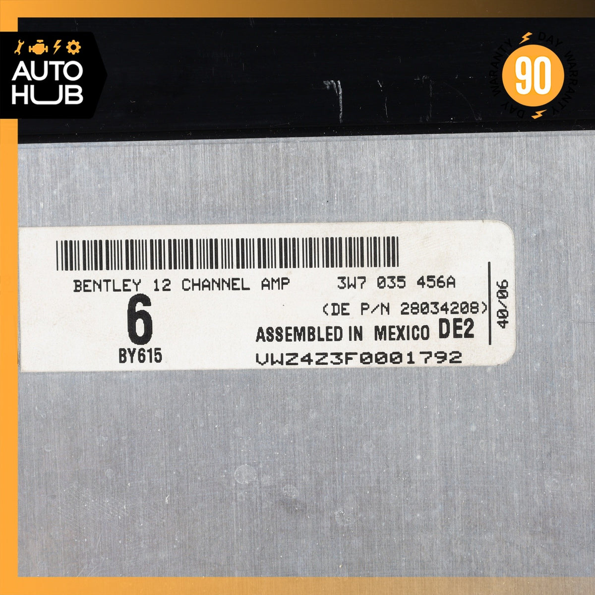 07-11 Bentley Continental GTC Premium Audio Sound System Amplifier Amp OEM 40k - photo 9