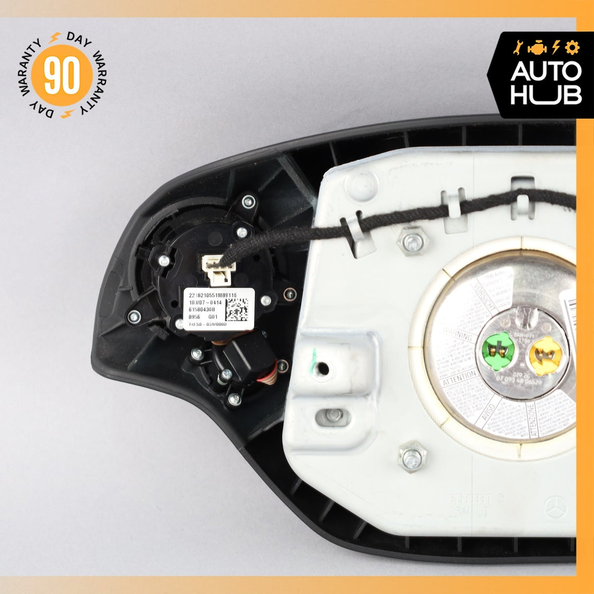 07-10 Mercedes W221 S63 AMG S550 Steering Wheel Airbag Air Bag 221860040 OEM - photo 5