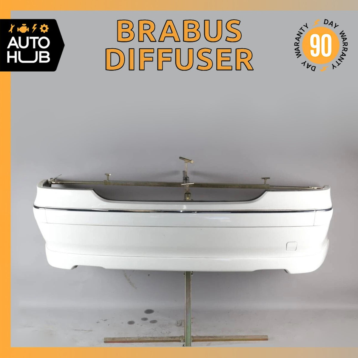 00-06 Mercedes W215 CL500 CL600 Rear Bumper Cover Assembly w/Brabus Diffuser OEM - photo 1