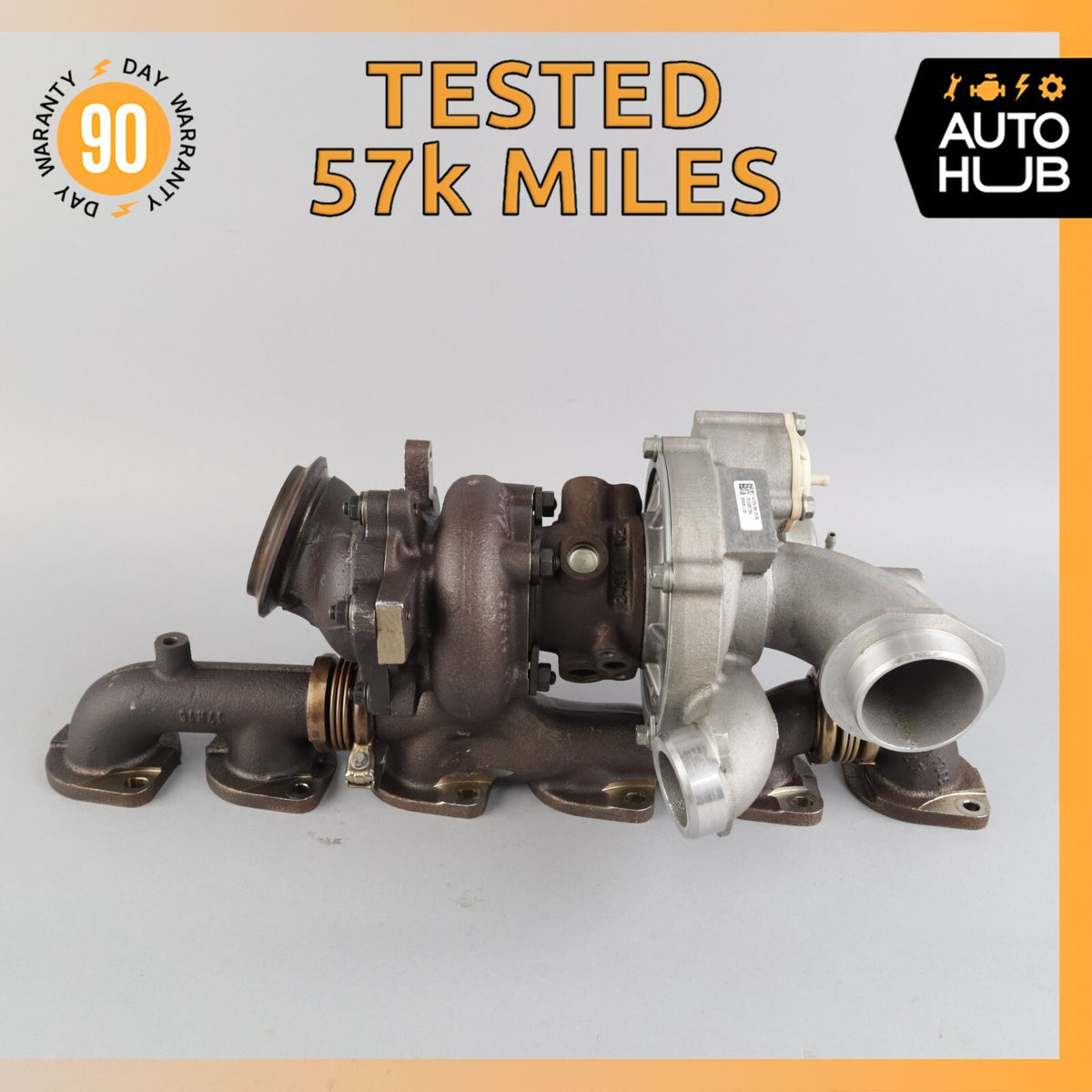 07-17 Mercedes W222 Maybach S600 SL600 Turbocharger Turbo Manifold Left Side OEM - photo 1