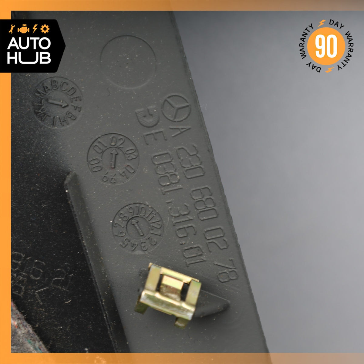 03-06 Mercedes R230 SL500 SL55 Right Side Dashboard Dash Trim Panel Cover OEM - photo 11