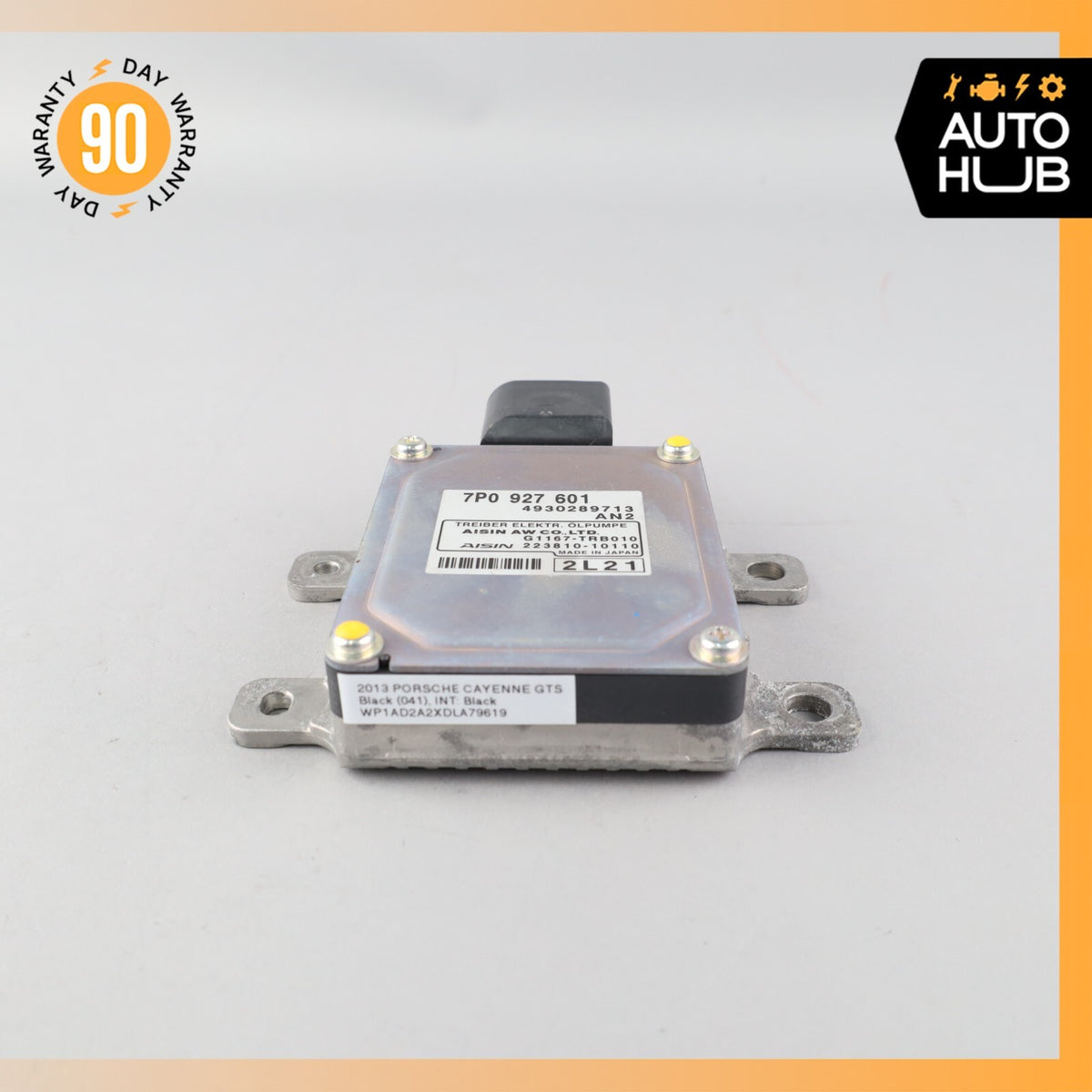 2011 Porsche Cayenne 958 GTS Engine Oil Pump Control Module Unit OEM 82k - photo 4