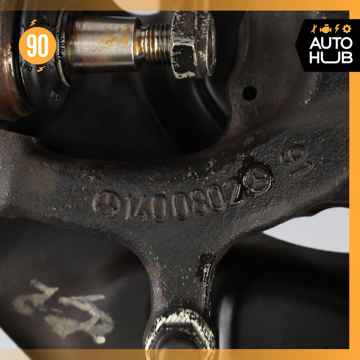 Mercedes W140 CL600 300SE Front Right Side Spindle Knuckle Hub OEM 63k - photo 16