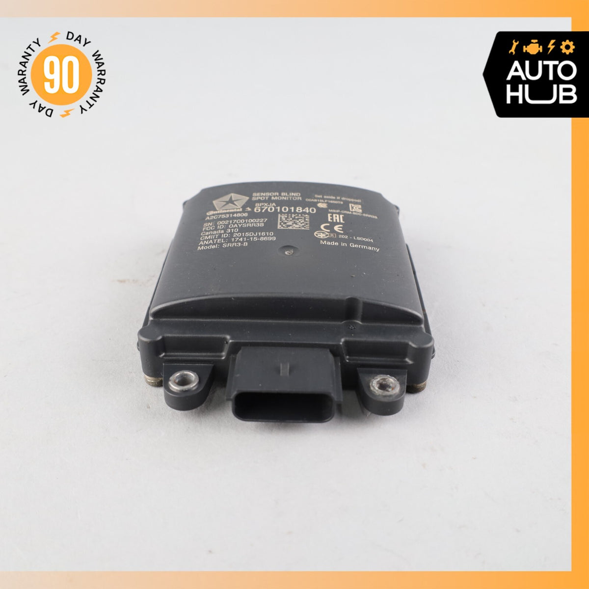 2018 Maserati Levante M161 Rear Left or Right Blind Spot Radar Sensor Module OEM - photo 6