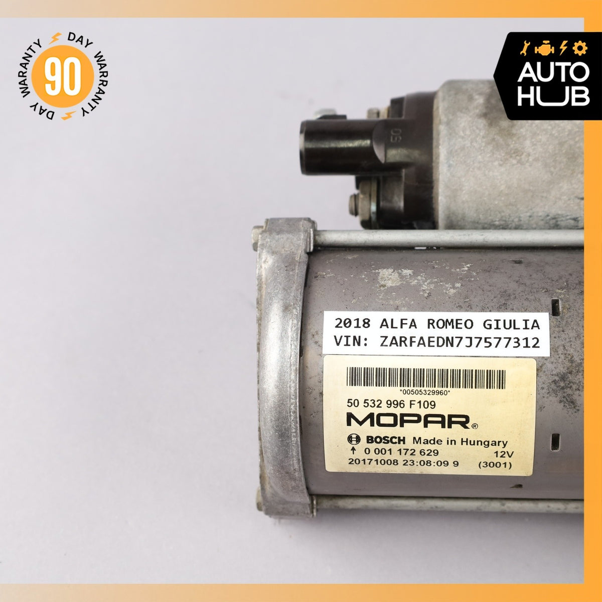 Alfa Romeo 952 Giulia Engine Motor Starter 50532996 OEM - photo 3