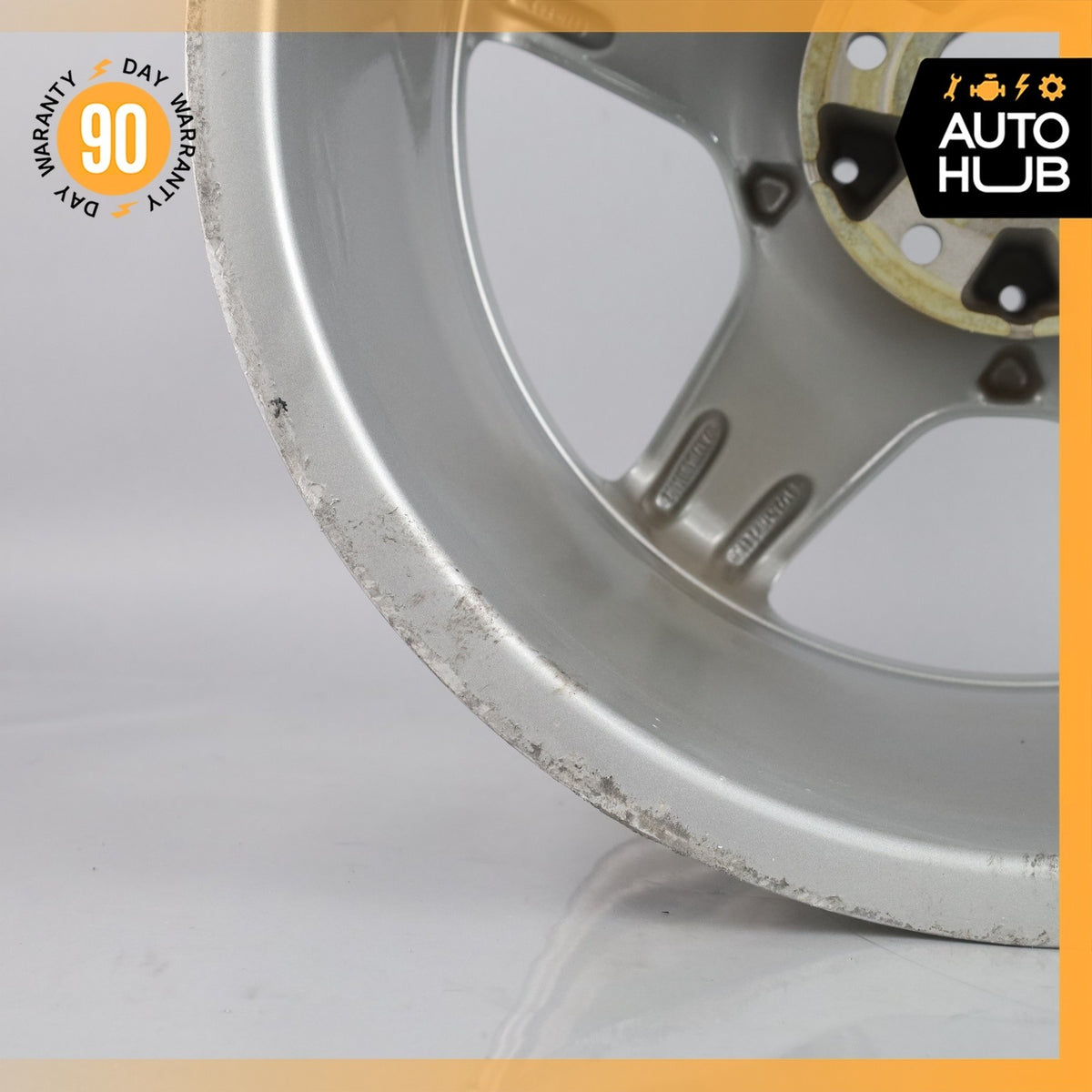 Mercedes R170 SLK230 C280 8.5 x 17 17" Rear Wheel Rim Silver 1704011402 OEM - photo 13