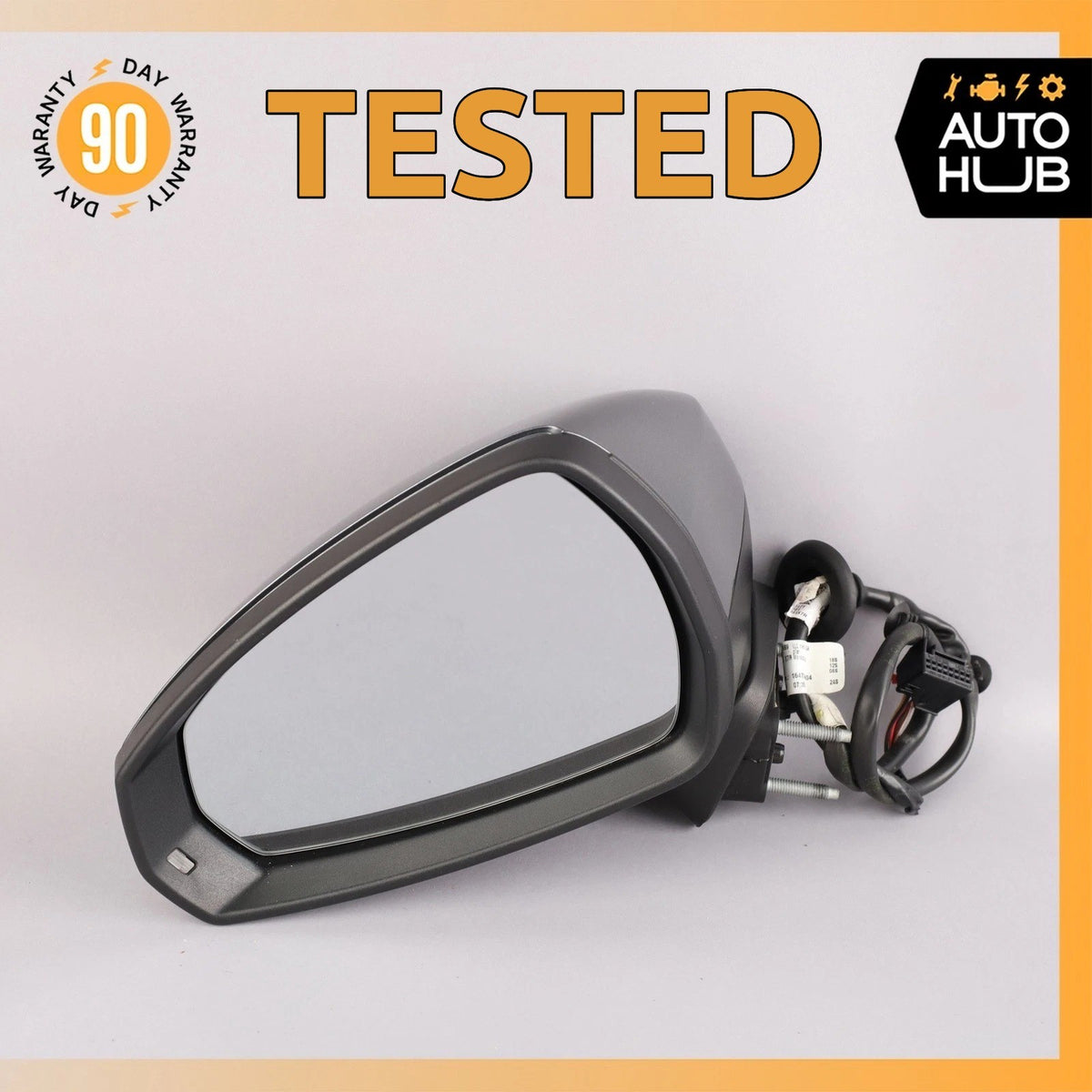 15-20 Audi 8V A3 S3 Front Left Driver Side Rear View Mirror Gray OEM - photo 1