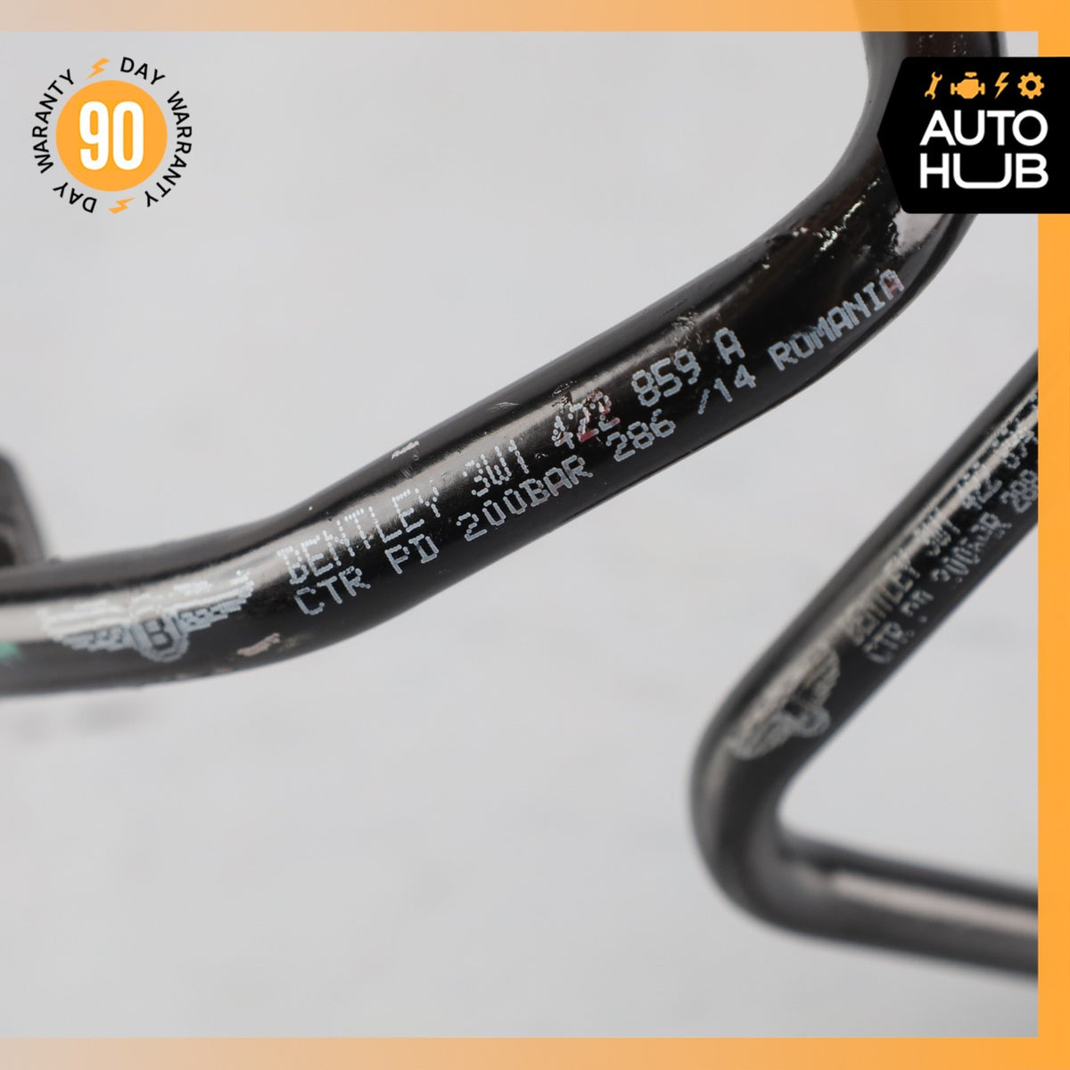 03-18 Bentley Continental GT GTC High Pressure Power Steering Hose Set OEM - photo 11