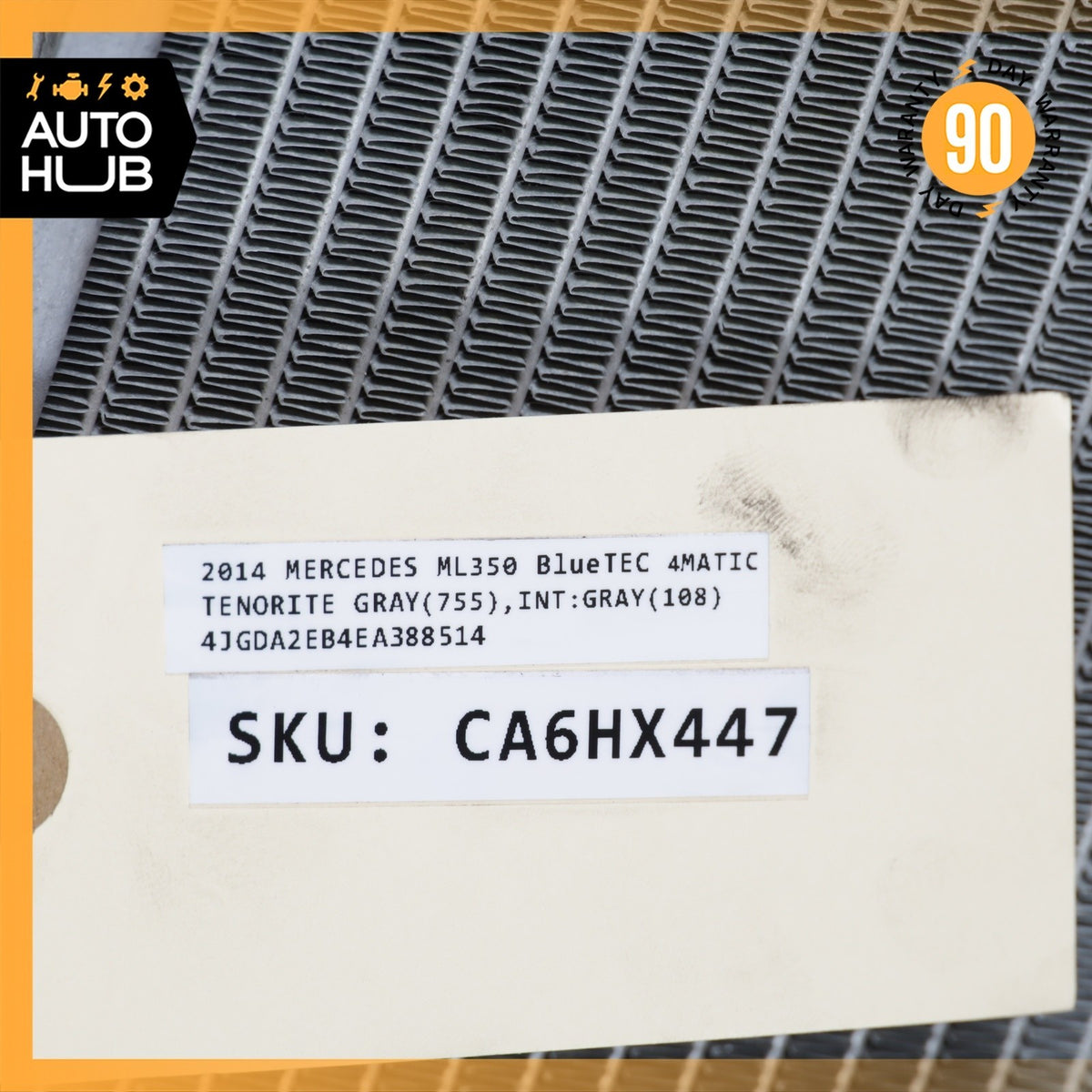 12-19 Mercedes W166 ML350 GL450 GLS63 AMG Engine Water Cooling Radiator OEM - photo 17