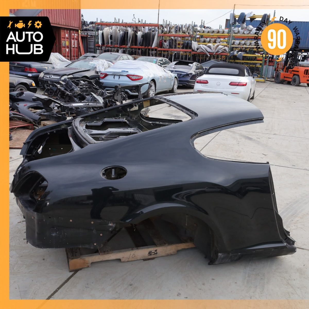 03-10 Bentley Continental GT Coupe Rear Left & Right Side Quarter Panel Cut OEM - photo 8