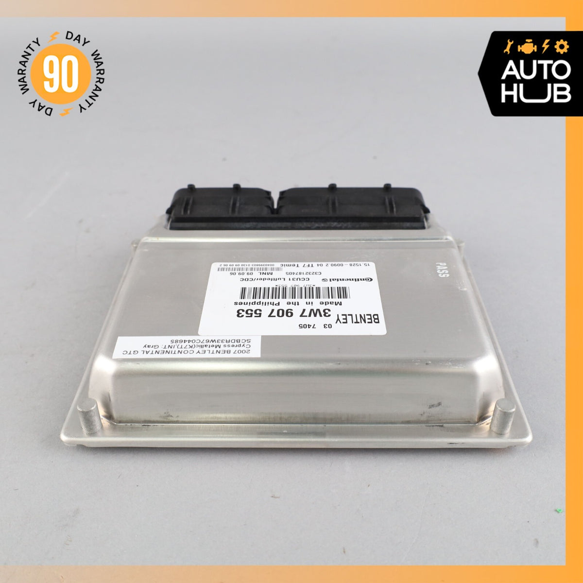 07-11 Bentley Continental GTC Convertible Air Suspension Control Module OEM - photo 4