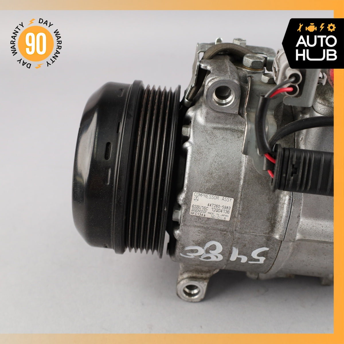 Mercedes W204 C250 SLK250 A/C AC Air Conditioner Compressor 0032308511 OEM 78k - photo 4